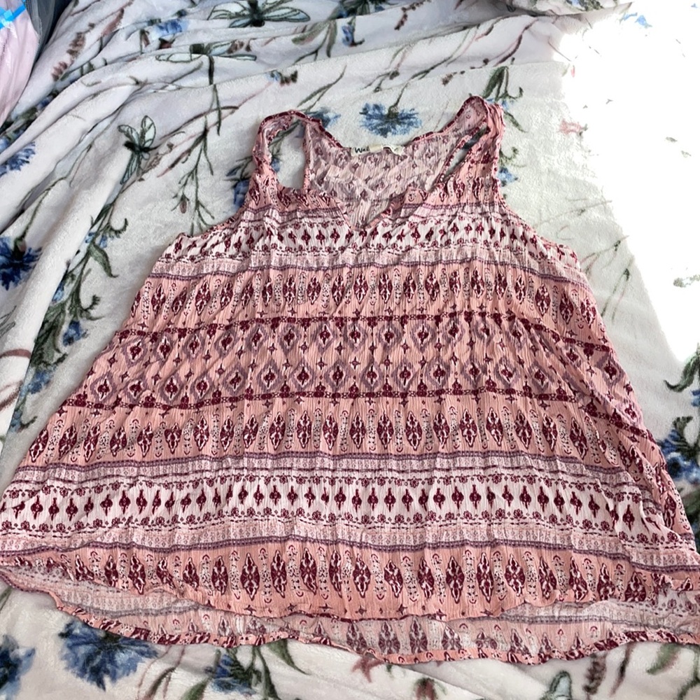 Boho pattern tank top 💜💖